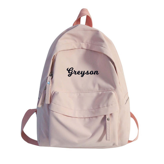 Custom Name Embroidery on Our Stylish Backpack - MTWORLDKIDS.COM