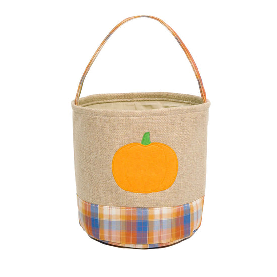 Halloween Trick or Treat Bucket-Custom Name Candy Basket Tote Bag for Kids - MTWORLDKIDS.COM