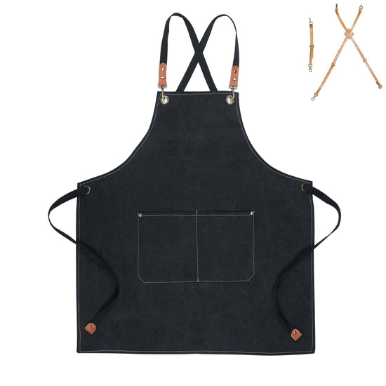 Canvas Apron Thickened Work Covers Comfortable Working Accessory Housework Apron - MTWORLDKIDS.COM